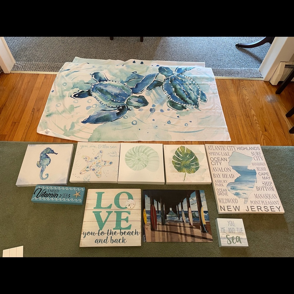 BEACH THEMED DECOR BUNDLE 2